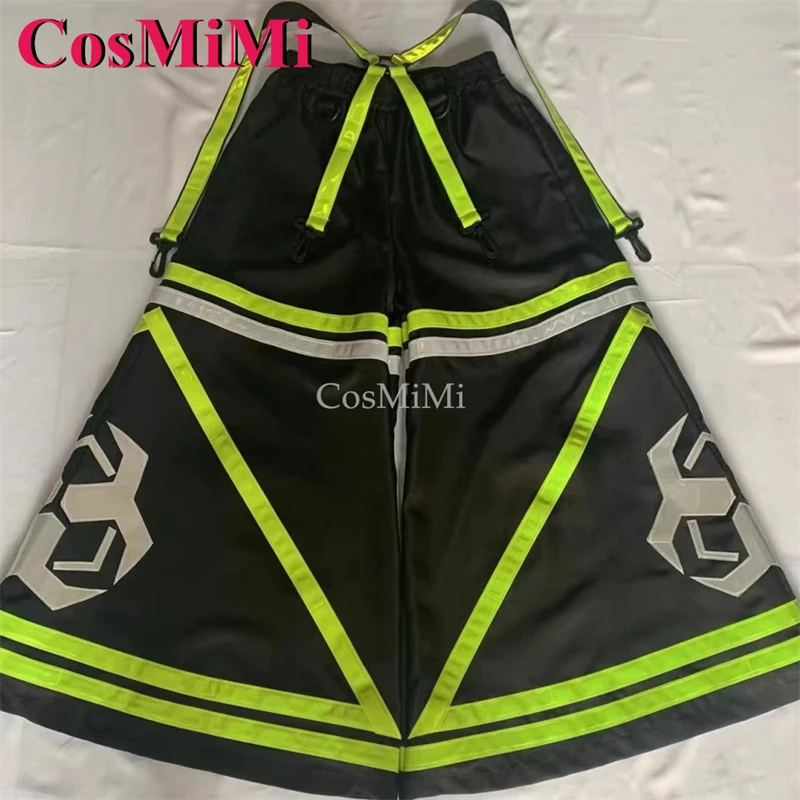 CosMiMi موضة AUS نمط شبح الرقص السراويل ملبورن شفل فات السراويل جرس قيعان مضيئة فضفاض عاكس بنطلون للجنسين