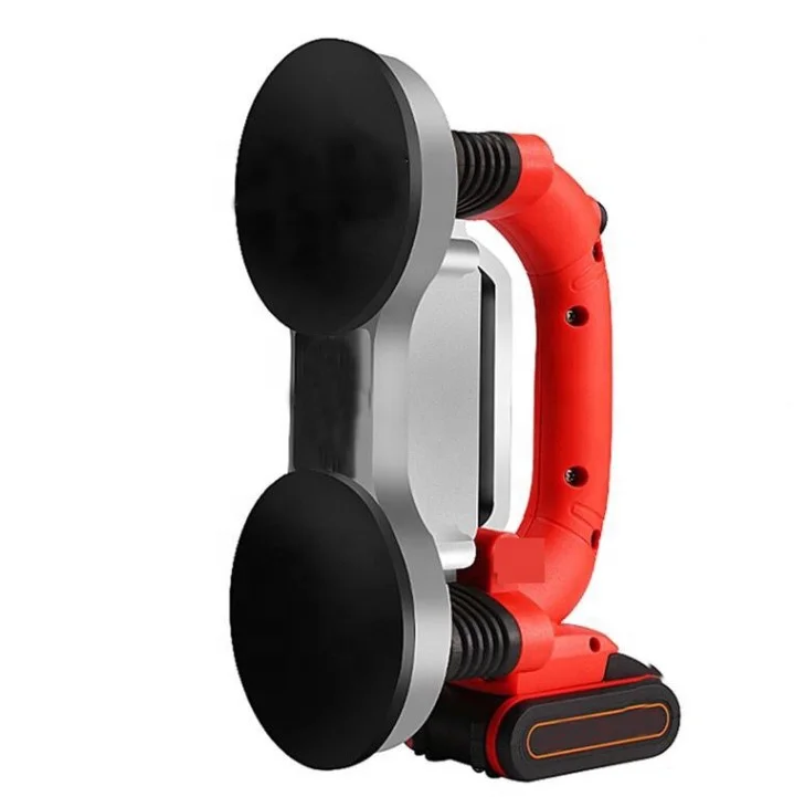 أداة تركيب البلاط كوب شفط مزدوج هزاز محمول 12000 مللي أمبير 28000 دورة في الدقيقة آلة تسوية اهتزاز البلاط