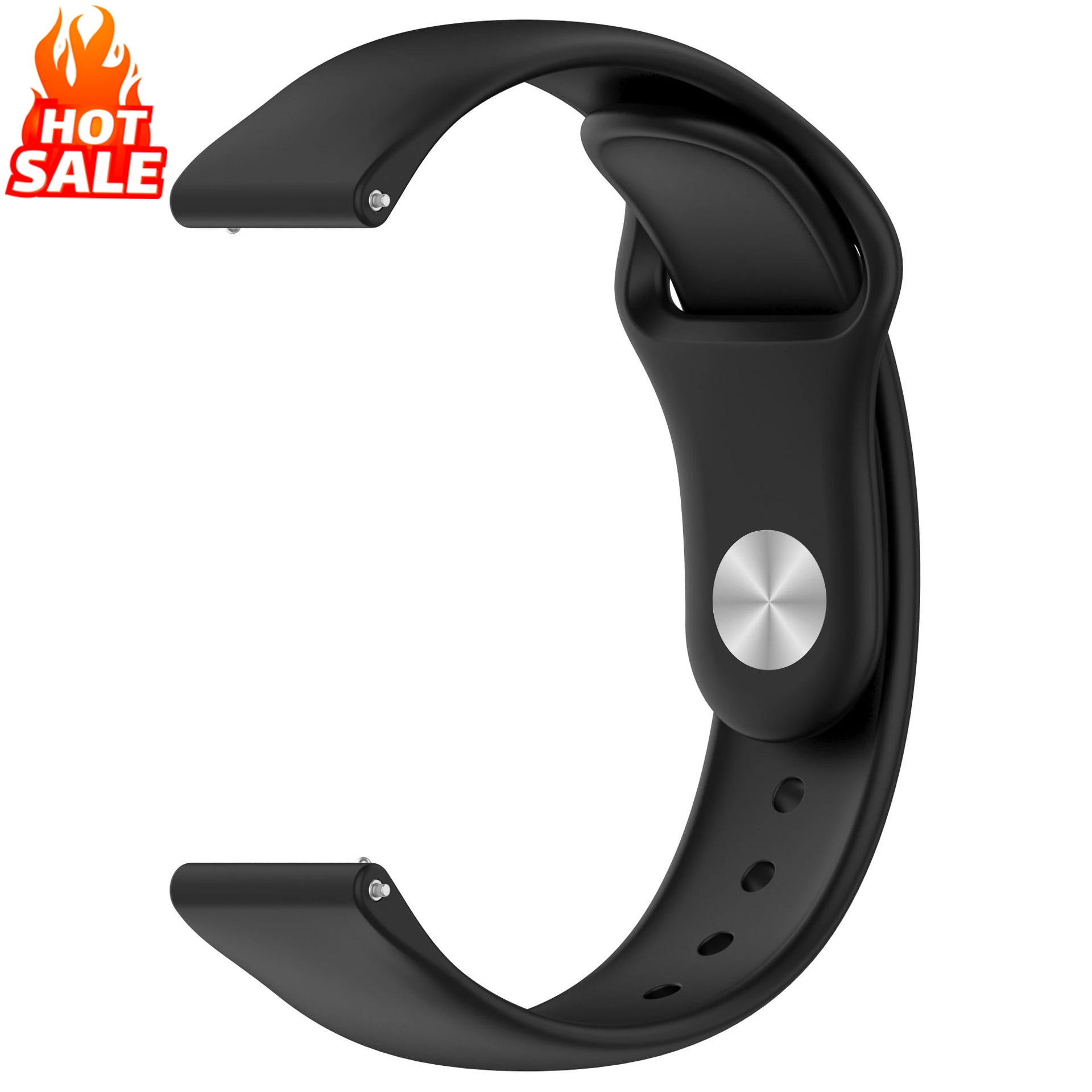 20-mm- bzw. 22-mm-Silikonarmband für Amazfit Bip Max/6/Balance 3/Active 2/Max/GTS 4 Mini, Sportarmband, Armband für Amazfit-Uhren der verschiedenen Modelle. – Detail 7