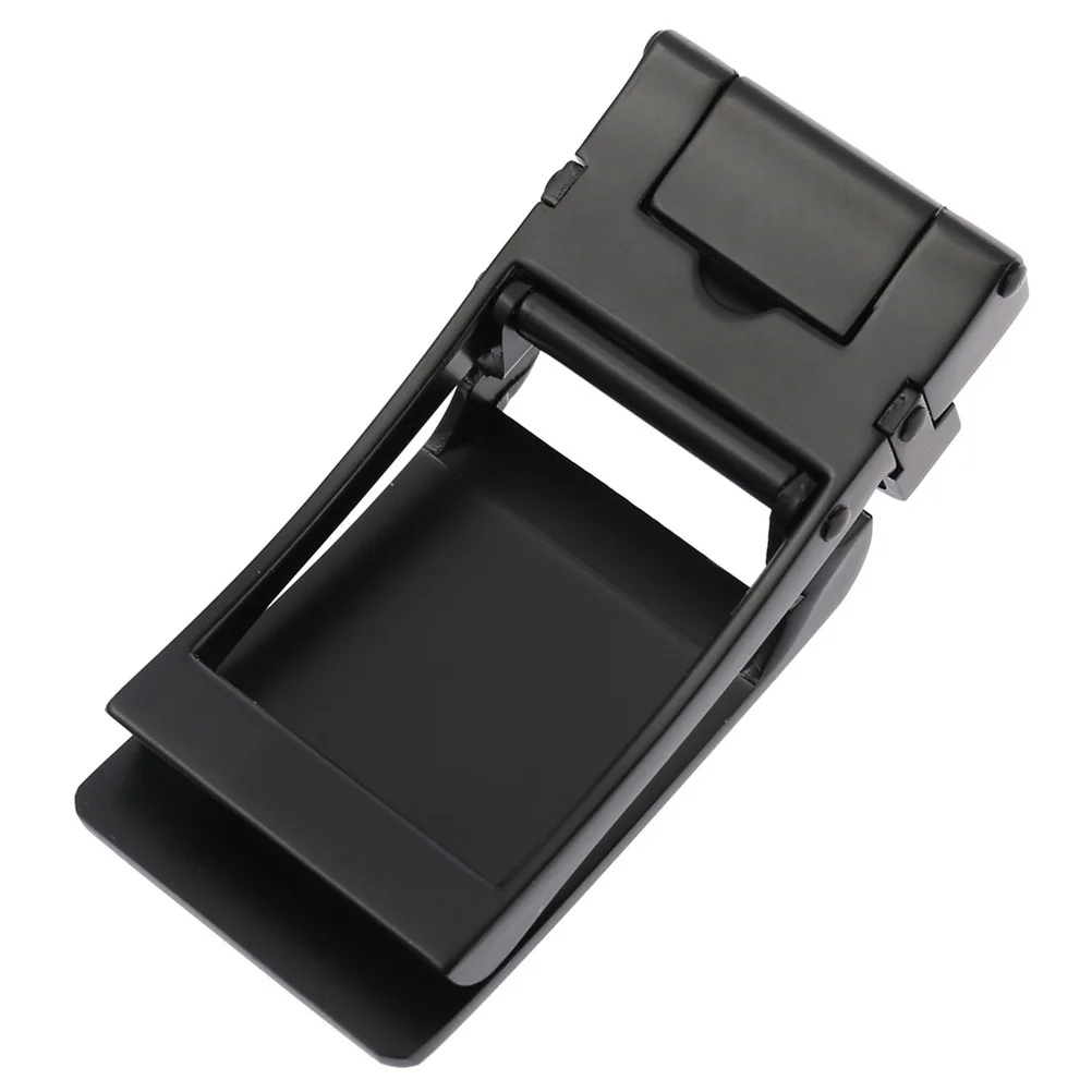 2 個合金ベルトバックル男性用自動ラチェットバックル簡単調整ビジネスメンズベルト黒交換アクセサリー役割