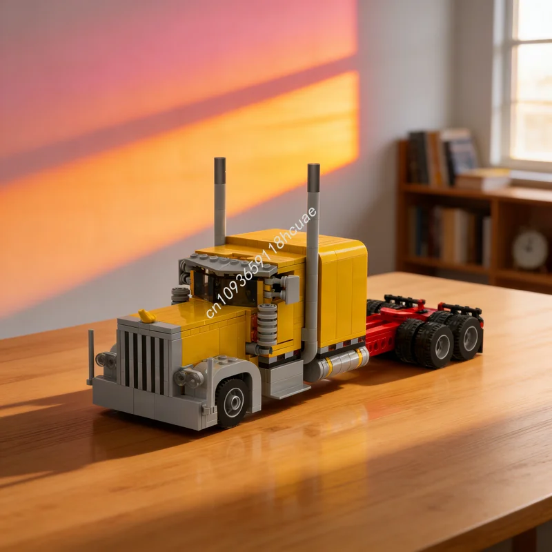 

628pcs MOC Peterbilt 0 City Champions Model Building Blocks Construction Christmas Gifts Toy Idea Education Brick Birthday