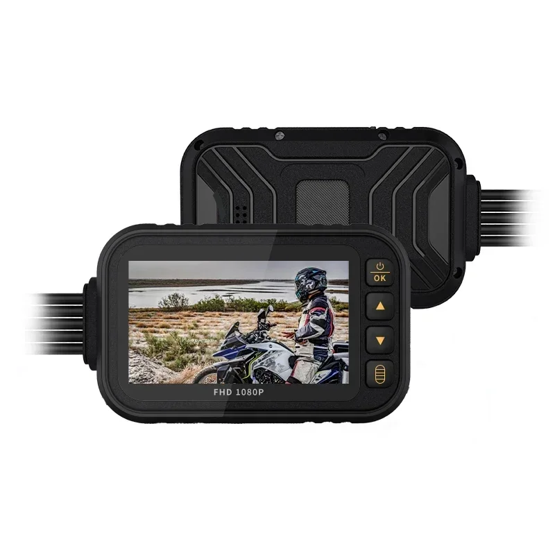 2026/Motorcycle tachograph Karadar MT35A 1080 HD pixels Whole body waterproof dual lens motorcycle DVR