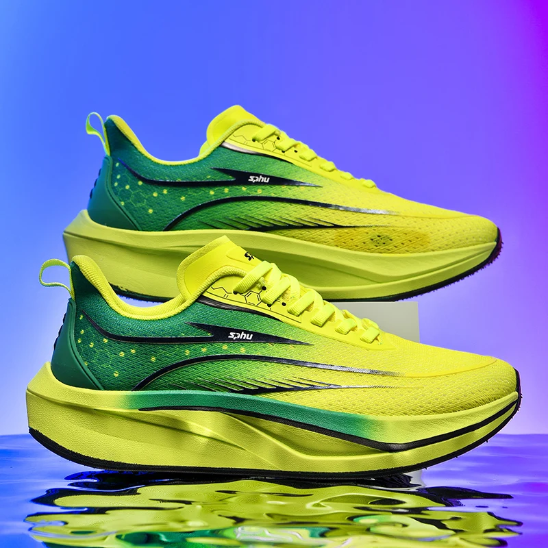 

2025New Comfortable Casual High-Quality National Trend Carbon Plate Running Shoes High-Quality Men's Sports Shoes