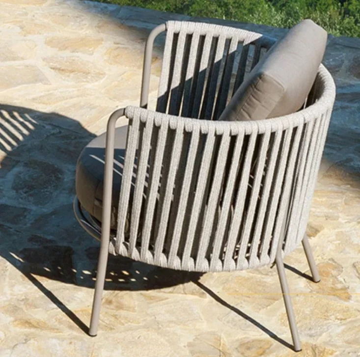 Sofagarnitur, Gartenmöbel, Terrasse, handgefertigte Rattanmöbel, für den Garten im Freien