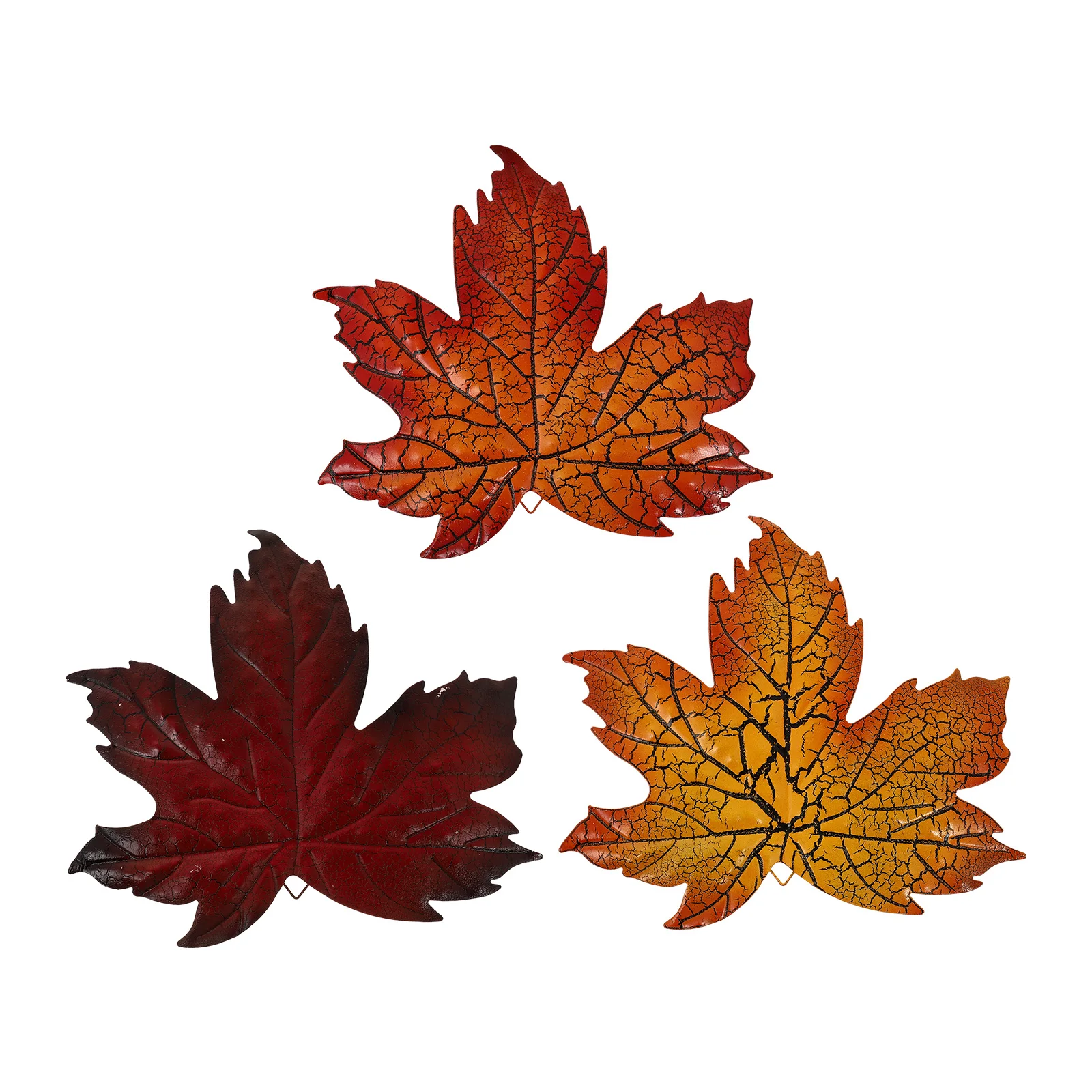 

Iron Maple Leaves DecorGreen Pendants for Home Autumn Garden Hanging naments Thanksgiving Halloween Decorations Non Fading