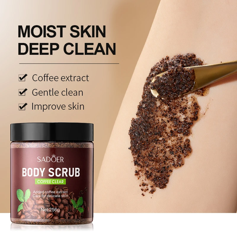 

5 days Coffee Scrub Body Scrub Exfoliators Cream Facial Dead Sea Salt For Whitening Moisturizing Anti Cellulite Treatment Acne