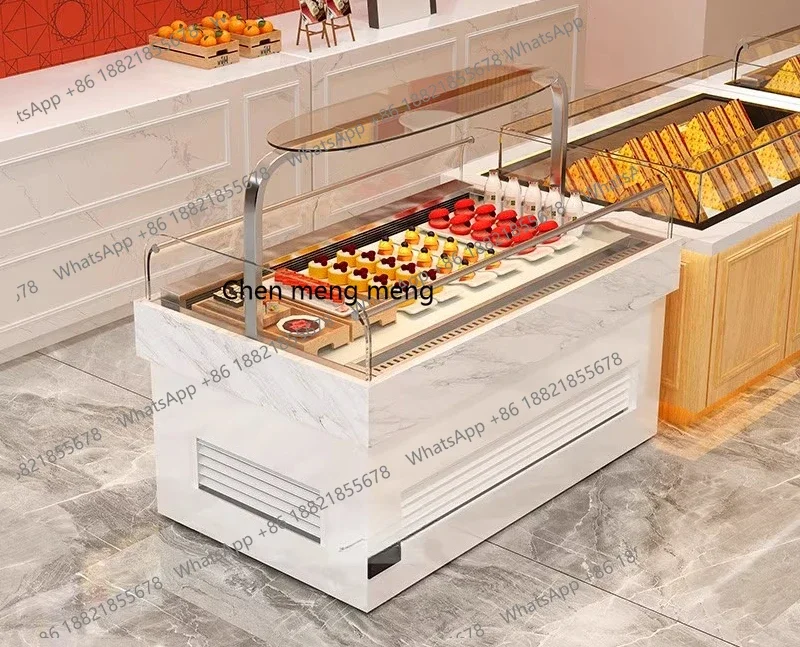 

cc182Open sandwich refrigerated display cabinet horizontal open fruit sushi pastry crisper cabinet