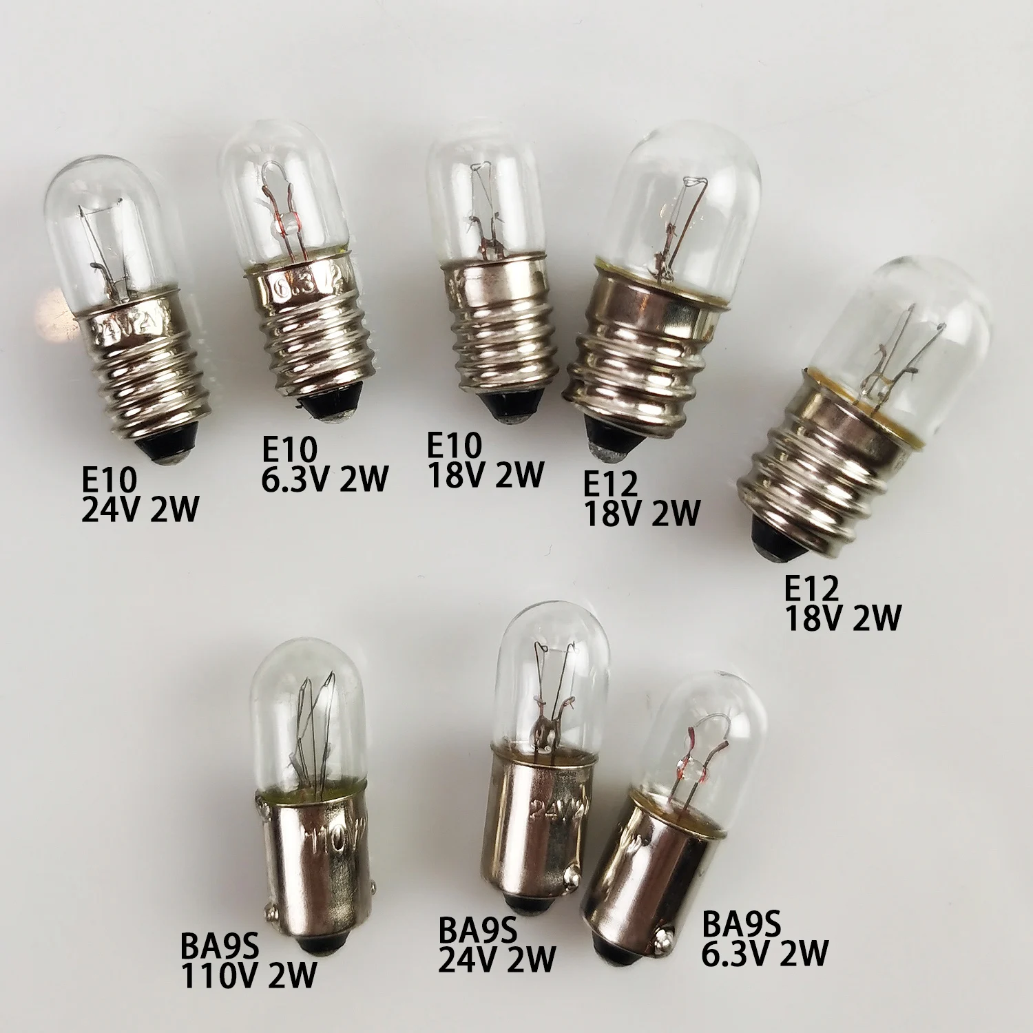 Machine Instrument Bulb Lighting Test GenOptics Aura Essence T10 BA9s E10 6. 3v 18V 24V 110V 2W 2025-01