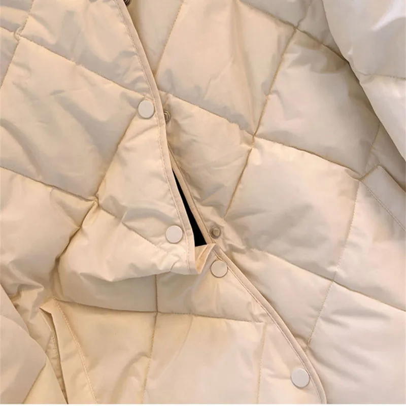 2024 New Autumn Winter Cotton Jacket Women Fashion Lightweight Soft Cotton Coat Cold Proof Warm Casual Outerwear Parka Female