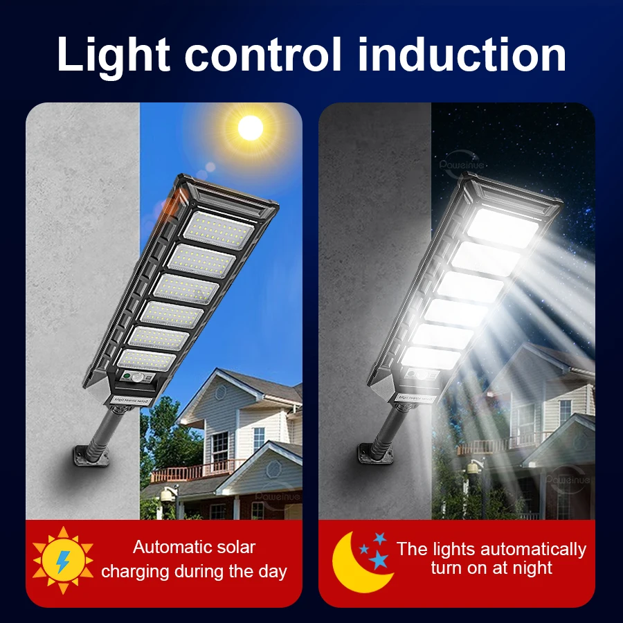 980000000LM Solar LED Lâmpada Poderosa Luz Solar Externa Sensor de Movimento Lâmpada Solar À Prova D 'Água Jardim Rua Lâmpada de Parede