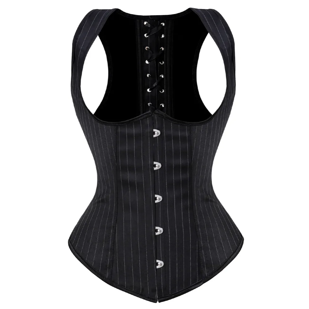 

Gothic Sexy Underbust Corset for Women Shoulder Straps Corset Top Bustier Vest Waist Cincher Corselete Plus Size Everyday Wear