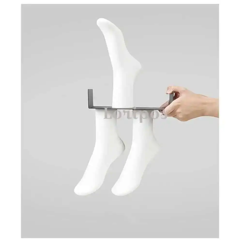 Simulation Magnetic Foot White Men Women Feet Fake Model Socks Model Props Window Display Foot Shoes Sock Filler Exhibition Rack