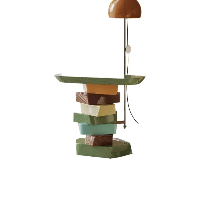 

Creative color edge, living room sofa corner, bedside table, modern simple light luxury art design furniture