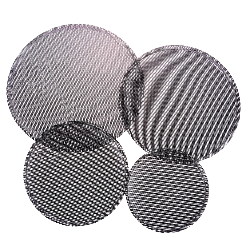 Fotografia 3: Grade de malha metálica decorativa para alto-falante de carro, tampa líquida, proteção contra grade, auto alto-falante, 1 polegadas, 2 polegadas, 3 polegadas, 4 polegadas, 5 polegadas, 6,5 polegadas, 8 polegadas, 10 dentro, 12 dentro