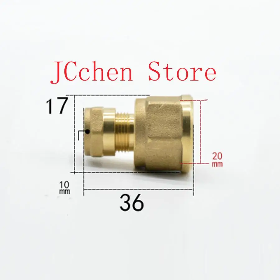 ข้อต่อทองเหลืองแบบอัด ขนาด 10 มม. x 1/2 นิ้ว BSP ตัวเมีย สำหรับน้ำ แก๊ส และเชื้อเพลิง