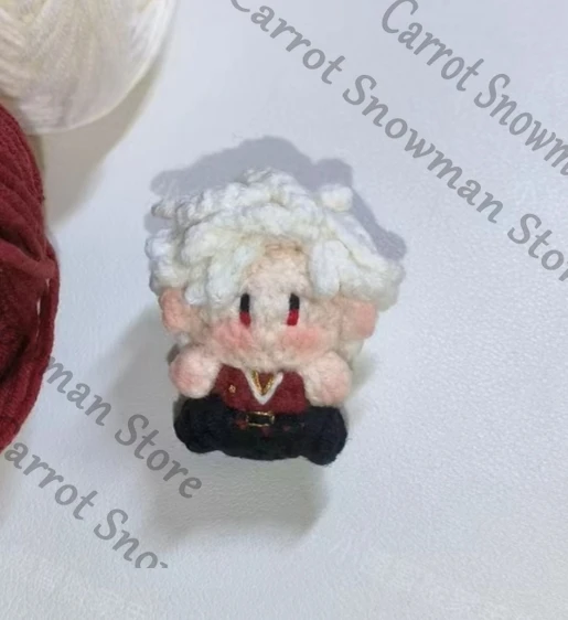 Anime Love and Deepspace Zayne Sylus Rafayel Caleb llavero tejido adornos de dibujos animados bolsa terminada Cospaly