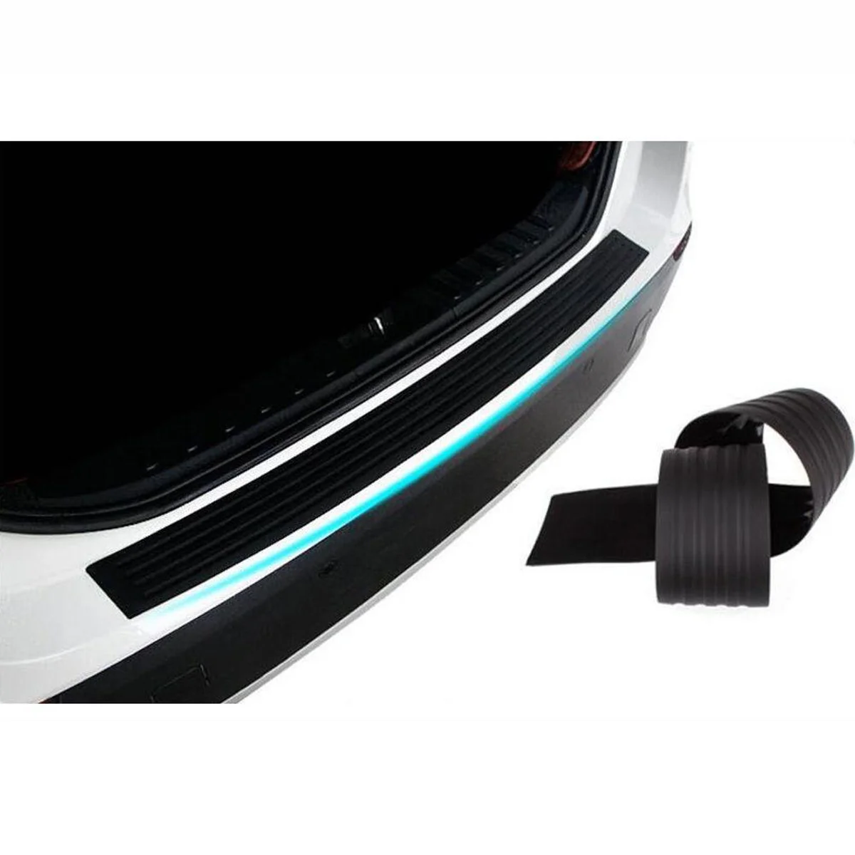 

90x7.8cm Car Bumper Protector Heavy Duty PVC Bumper Trim Strip Crash Proof for Suv Truck Auto Decoration