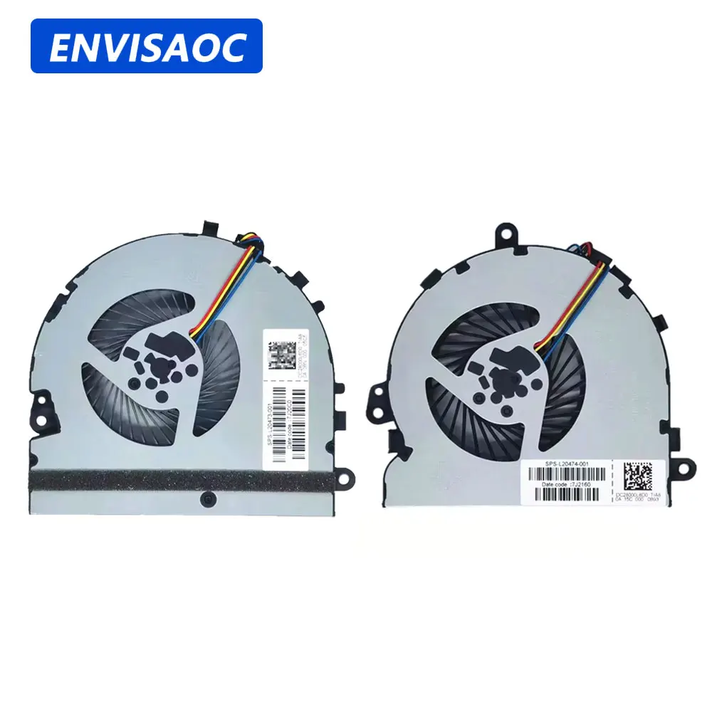 

For HP 15-DB 15-BW 15-DY 15-DR 15-DX 15-DA 250 255 256 G7 TPN-C130 TPN-C135 TPN-C136 Laptop Cooler CPU Cooling Fan L20474-001