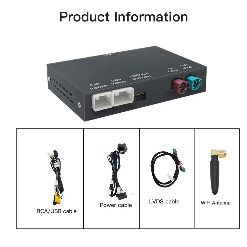 وحدة CarPlay وAndroid اللاسلكية لسيارات BMW 1 2 3 4 5 6 7 X1 X3 X5 NBT CIC AirPlay Mirror-Link Car Play Retrofit Module #6