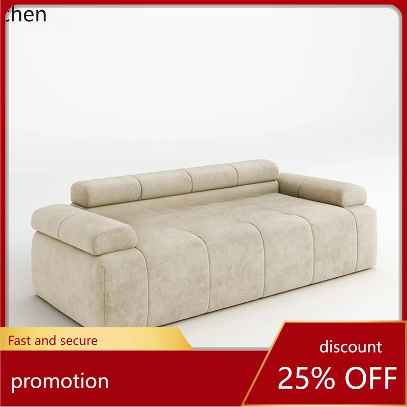 CZ compressed fabric sofa sponge skeleton-free vacuum roll bag living room straight sofa home decor