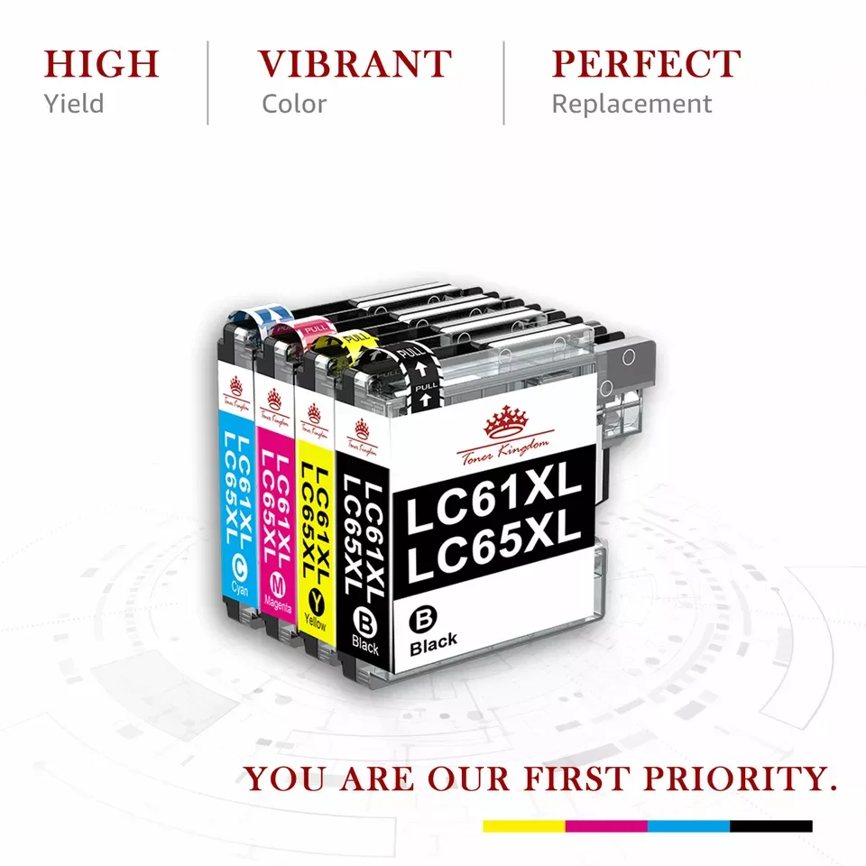 10x حبر بديل لأخيه LC103 LC101 XL MFC-J470DW MFC-J475DW MFC-J870DW