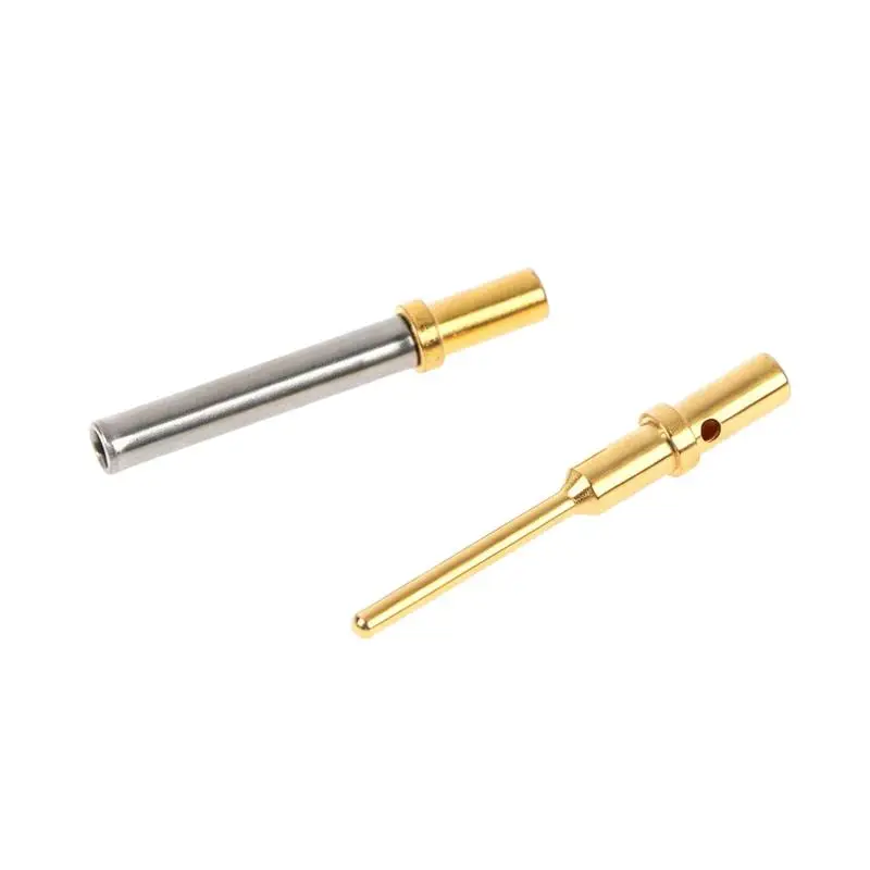 0460-202-2031 Crimp-Drahtklemmen, 5/10 Stück, vergoldeter Edelstahl, männlich/weiblich, 6–20 AWG, für elektrische Reparaturen zu Hause – Detail 6