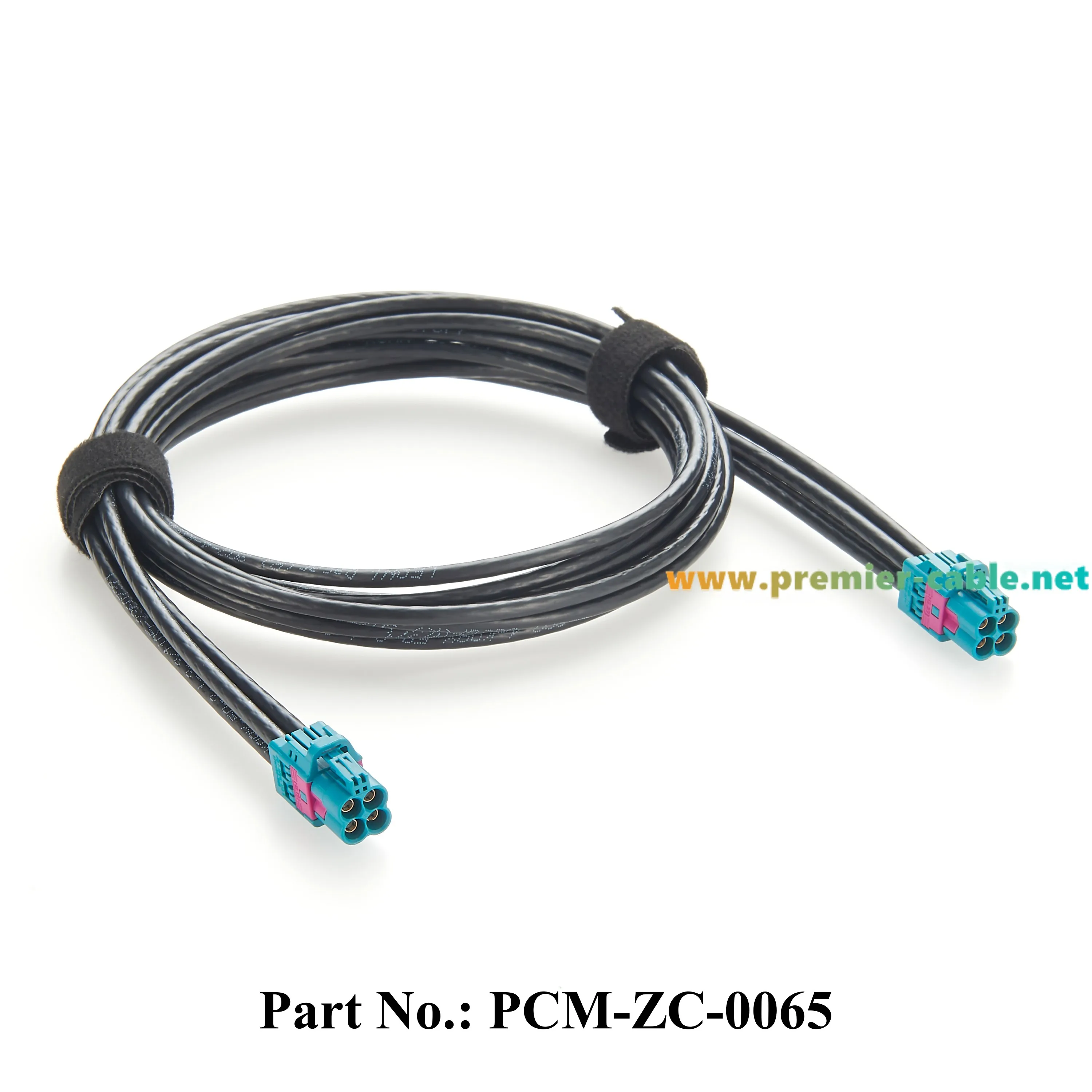Quad HFM Mini FAKRA Cable Assembly 4 in 1 Mini FAKRA RF Coaxial Cable with Original Rosenberger AMK12D-1M4Z5-Z Connector 50 Ohm - Image 5