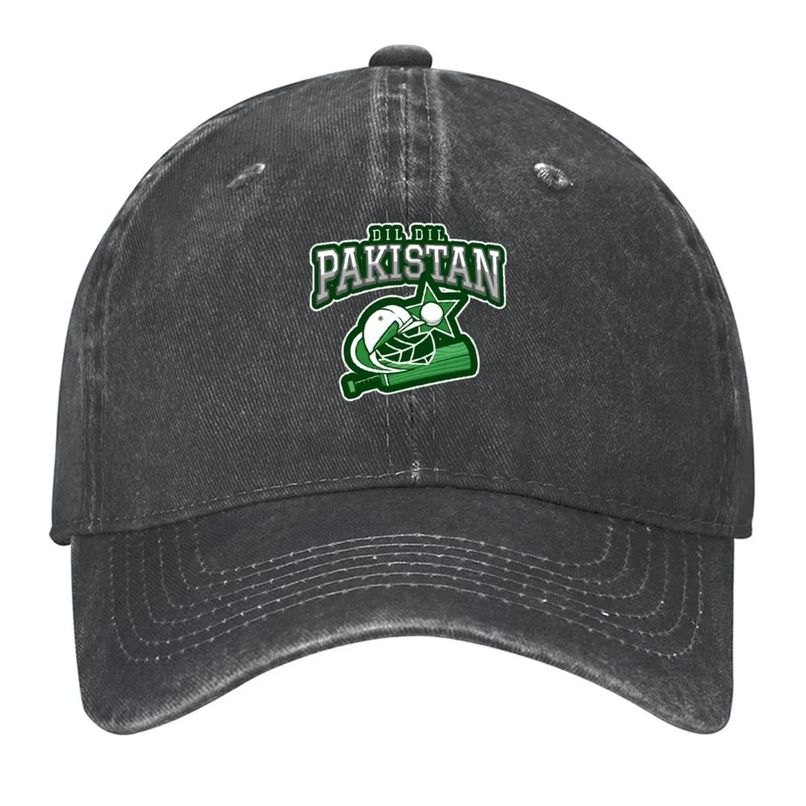 

Dil Dil Pakistan Cricket Baseball Cap tea Hat Horse Hat Sunscreen Icon Women's 2025 Men's