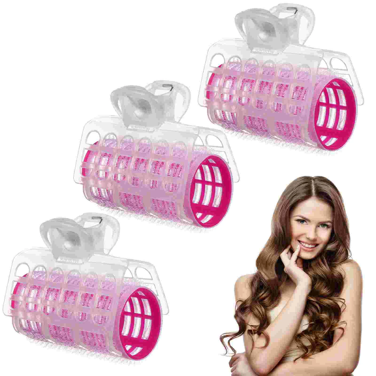 

3 Pcs Durable Hair Rollers Salon for Neutral No Harm to Long Curler Tools Easy Use