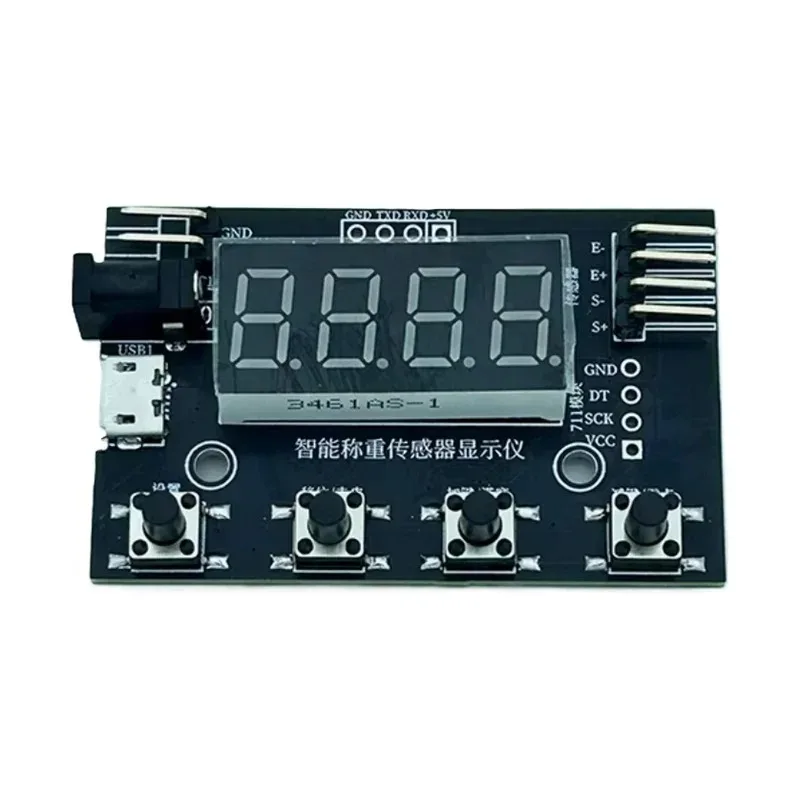 Digital Display Load Cell HX711 AD Module Weight Sensor for Electronic Scale Weighing Pressure 1KG 5KG 10KG 20KG Instrument