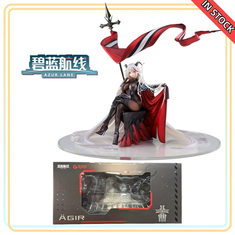 

【100% подлинные】В НАЛИЧИИ ACTOYS Original Azur Lane Agir 1/7 H = 21 СМ, легкий вес, версия. Модель украшения игровые персонажи подарки игрушки