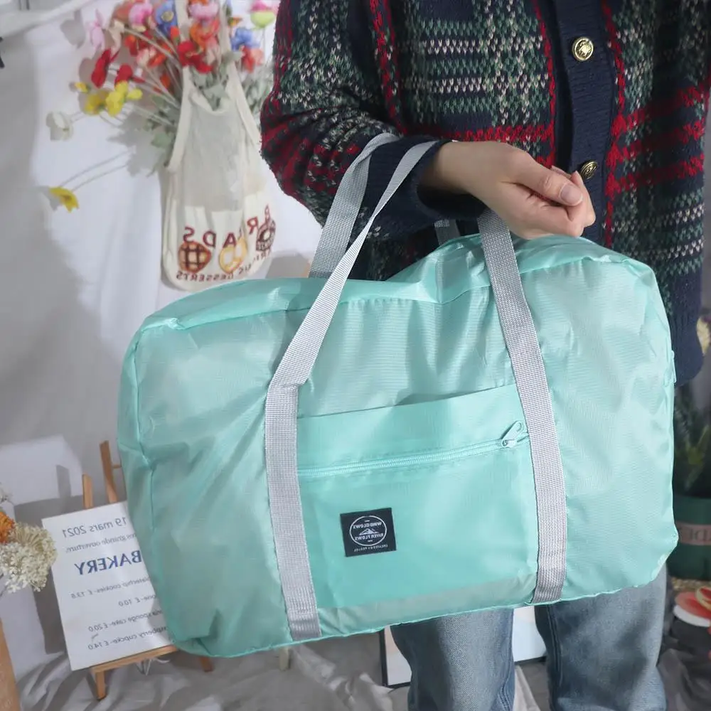 Foldable Nylon Large Capacity High Quality Waterproof Travel Bags Storage Bag Luggage Bag Handbags