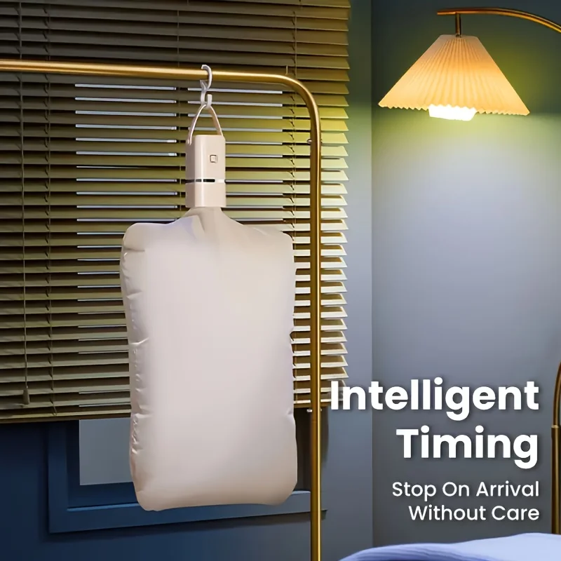 مجفف كهربائي صغير محمول قابل للطي مع مؤقت ذكي سريع الجفاف، خزانة منزلية، مجفف مدمج متضمن للسفر RVs