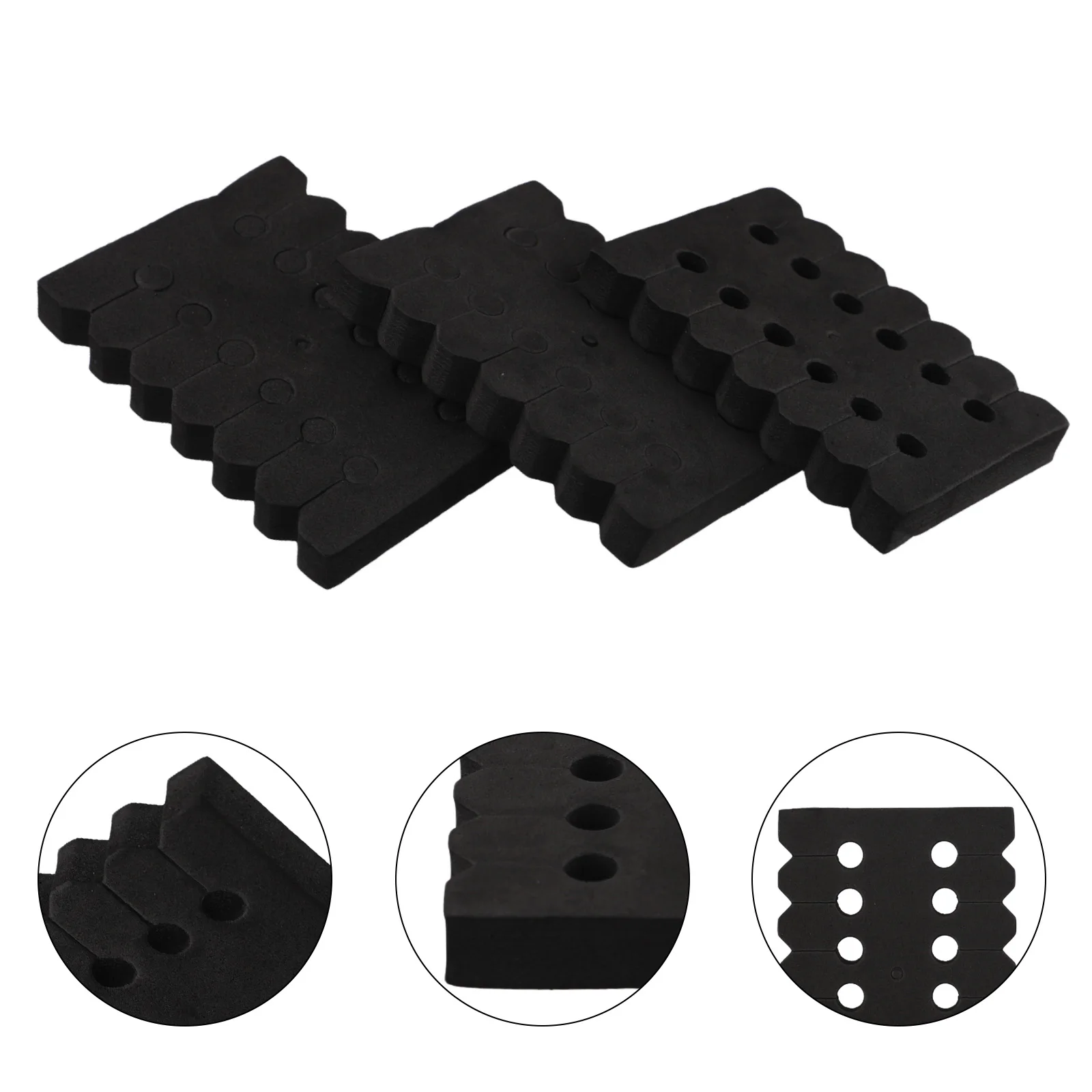 

Держатель для стрел, удобный в использовании, эффективно удерживает 12 стрел, легкий, из губчатого материала, черный, практичный.