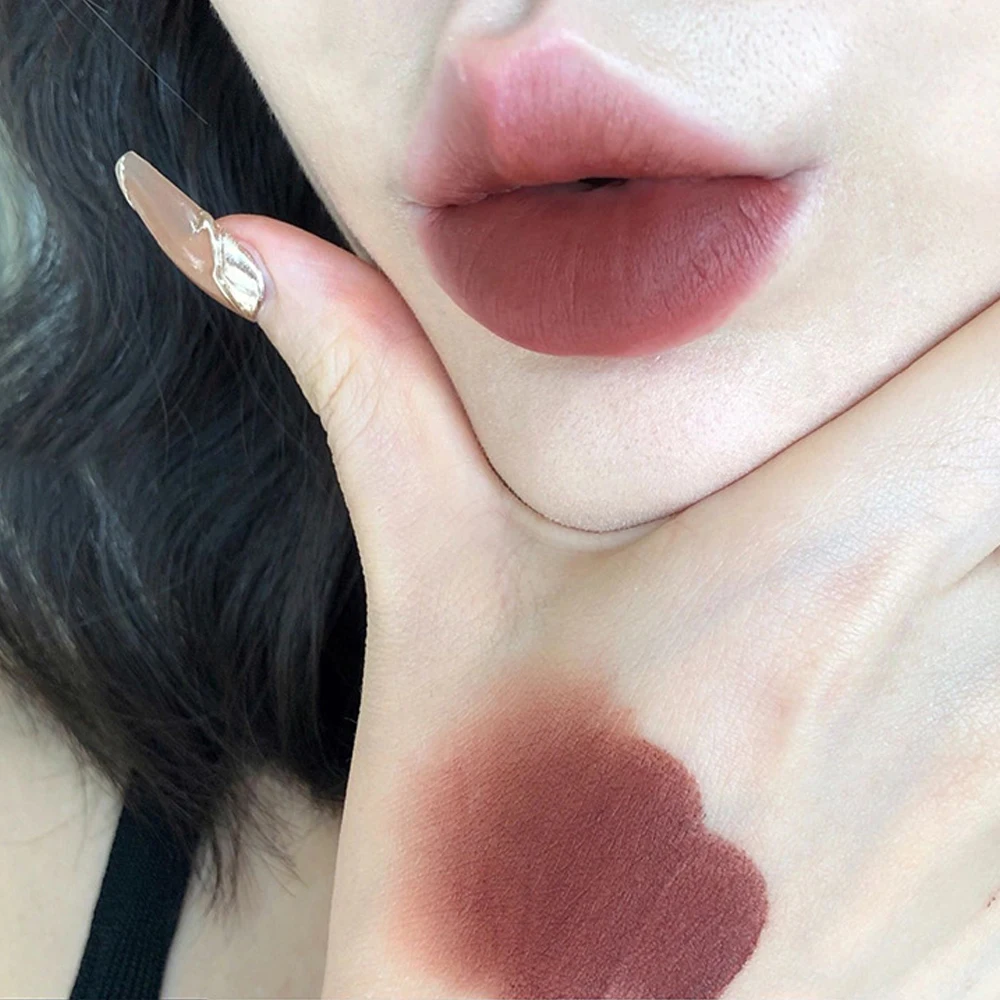 Cappuvini Kleine Vierkante Multifunctionele Lip Modder Wang Voor Tweeërlei Gebruik Mistige Fluweel Mat Poeder Blusher Eerlijke Prijs Make-Up Cosmetica