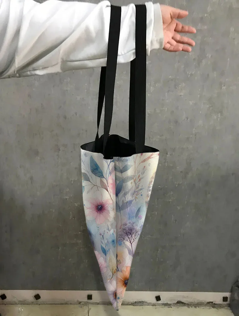 Schattige Aquarel Vos Uil Boodschappentassen Tijger Luiaard Wasbeer Bloemen Bakken Vrouwen Handtas Grote Capaciteit Shopper Tassen Boodschappentas