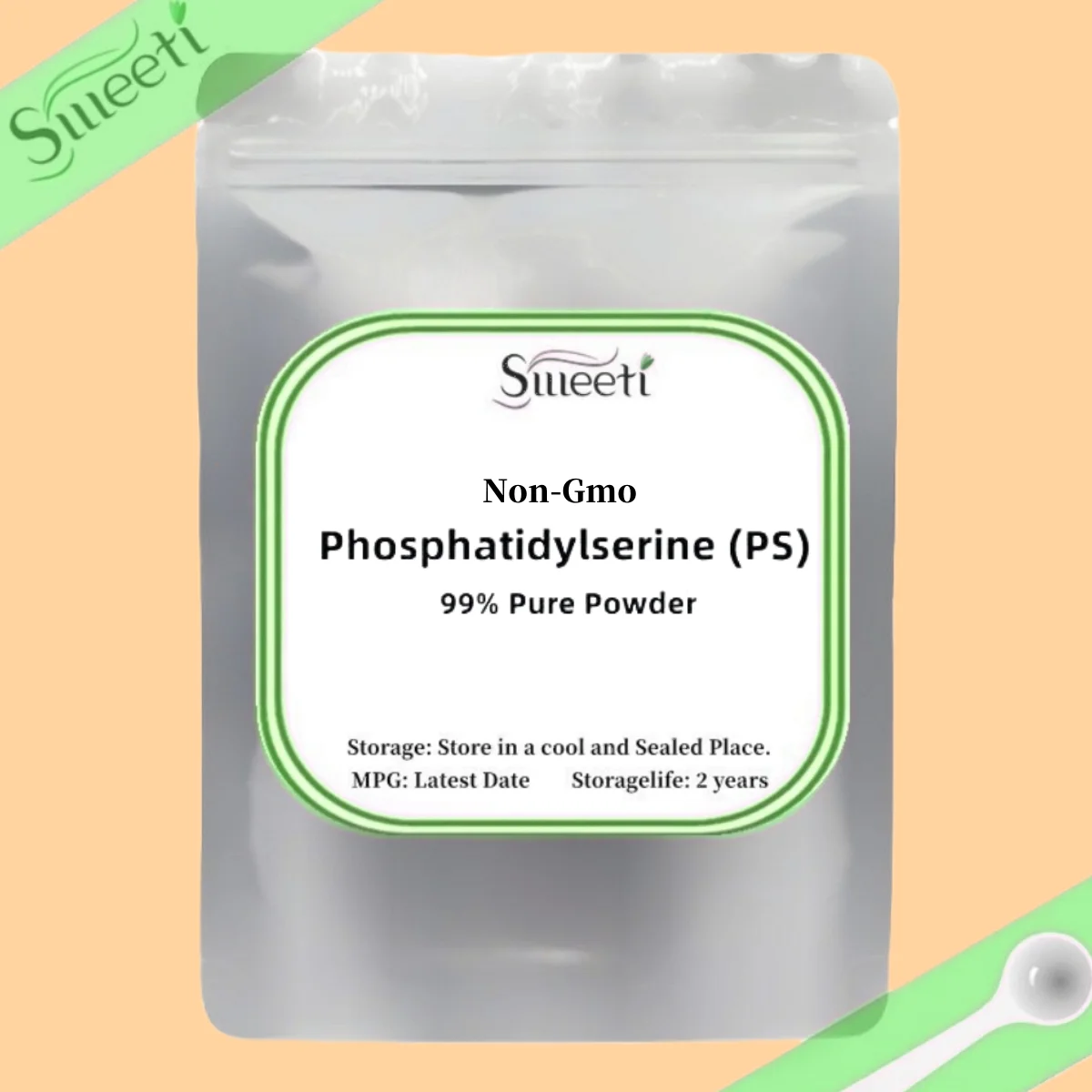 100% Pure Phosphatidyl Serine,PS