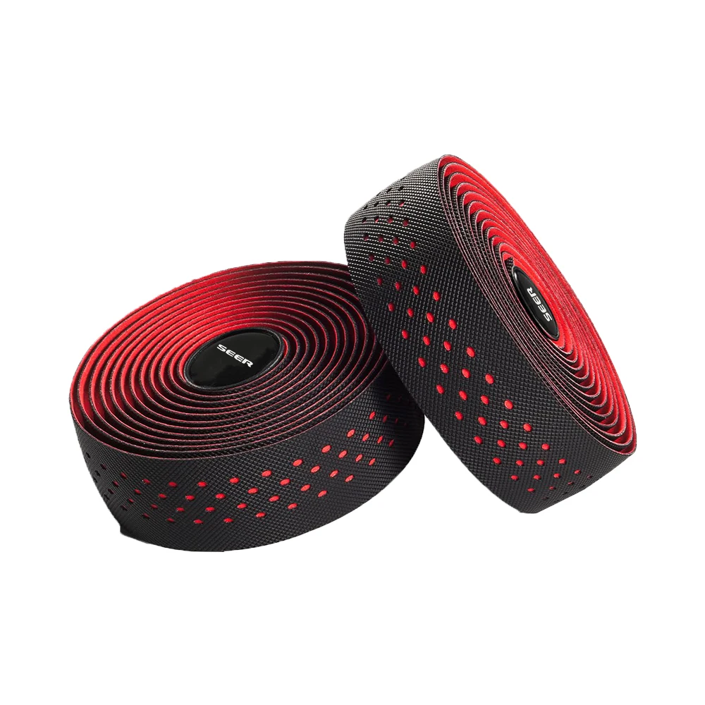 AliExpress SEER Bike Handlebar Tape for Road Bike Grip Tape EVA+PU Anti-Slip Shockproof Handle Bar Tape With Bar End Plugs Accessories