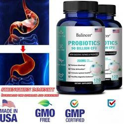 Balincer Probiotic 90 Billion CFU with Digestive Enzymes & Prebiotics To Support Bloating, Improved Gut, Immunity and Digestion