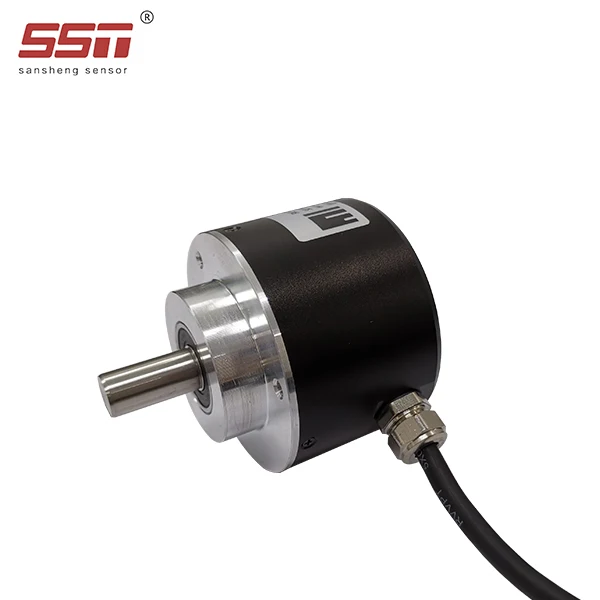 10mm solid shaft rotary encoder RS232 gray code 16 bit absolute encoder