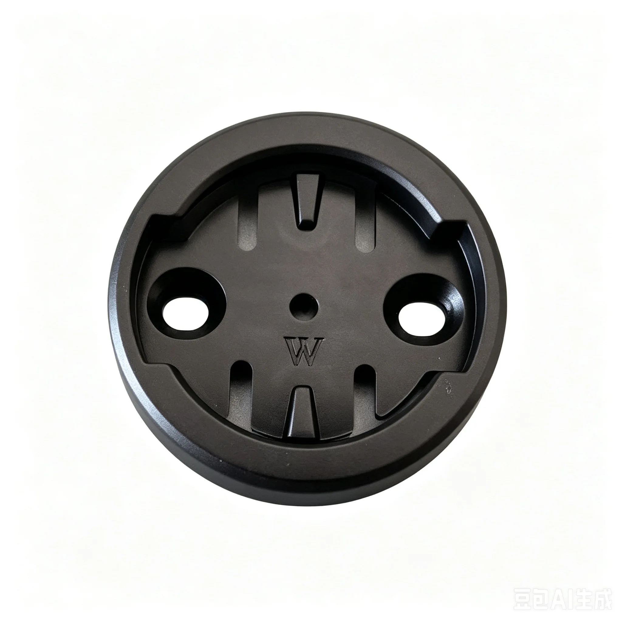 Adaptador GPS Wahoo para Ciclismo | Base de Liberação Rápida para Computador | Para Bicicletas de Estrada, MTB e Triatlo | Peça de Reposição em Plástico Preto