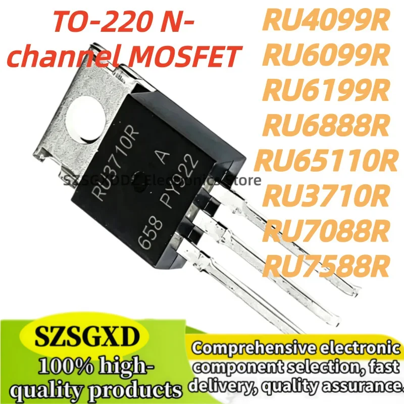 5pcs 100% New Quality RU4099R RU6099R RU6199R TO220 RU6888R RU7088R RU7588R RU3710R RU65110R TO-220