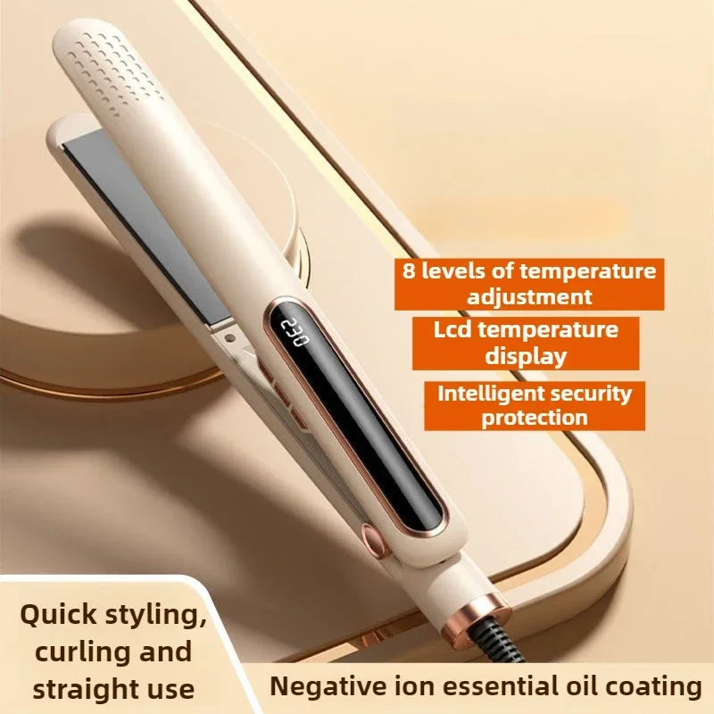 

Маленькая прямая пластинчатая зажима, анионная щипцы для завивки, прямая щипцы для завивки, расческа двойного назначения, прямые волосы, электрическая шина, зажим для волос