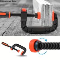 Engineering Plastic Woodworking Clamp Lightweight Design Powerful Clamping Force G Type Clamp Quick Release Multifunctional