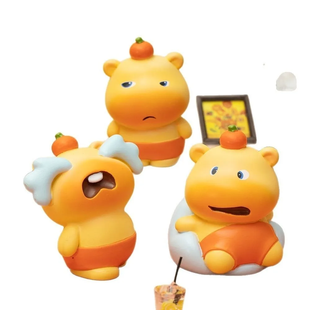 Fun Lulu Capybara Blind Box Resin Water Dolphin Ornaments Surprise Toy Gift