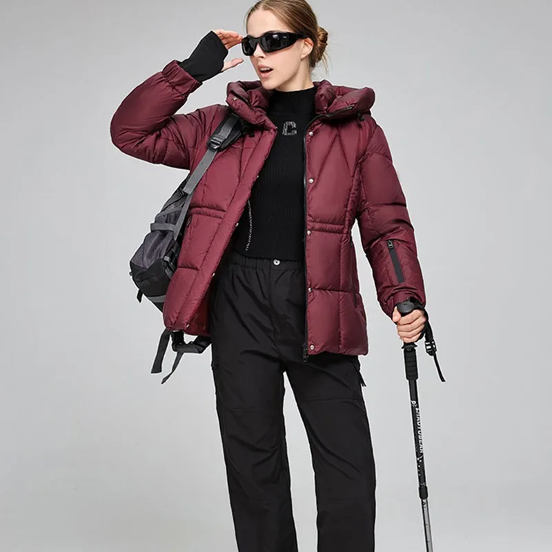 الباردة واقية الدافئة في الهواء الطلق معطف مقنع غير رسمي المرأة سترة قطن 2025 شتاء جديد عصري أنيق المرأة سترة قطن H692 #3