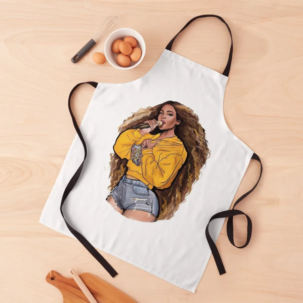 

Beyonce’s Renaissance Tour Apron Womens Dresses Customizable professional hairdresser Useful Things For Kitchen Apron