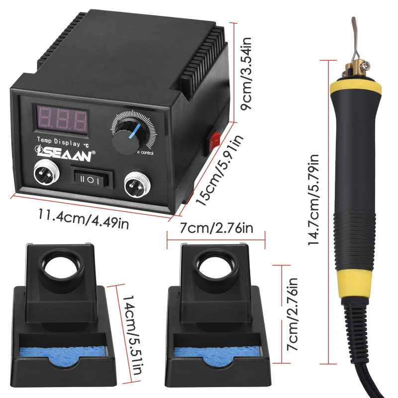 Upgraded Wood Burning Kit, Welding Equipment, Adjustable Temperature Control, 2 Pen, 23 Pyrography Wire Tip for Carving, DIY