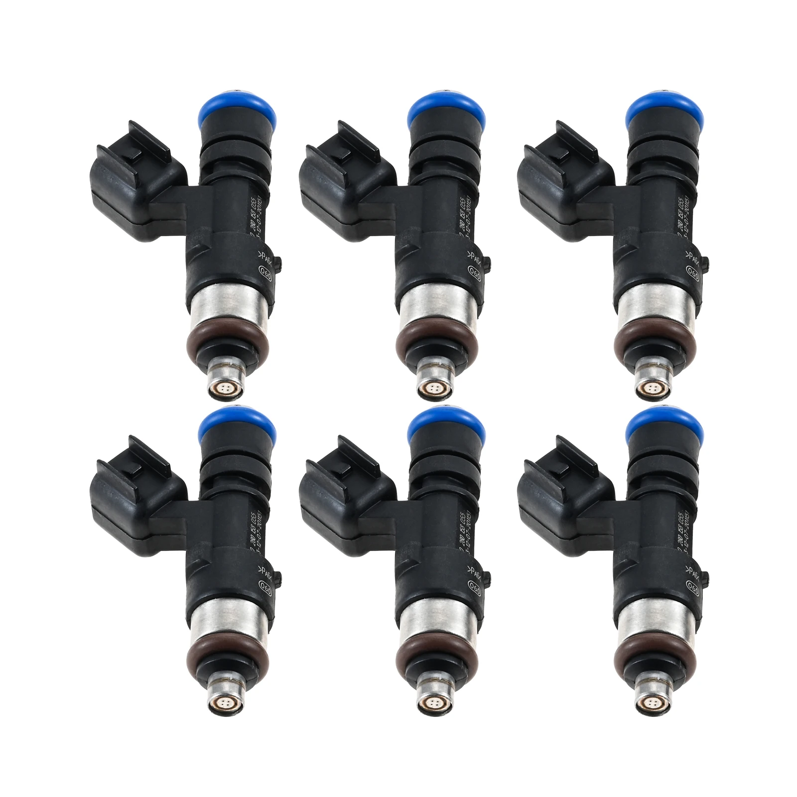 6pcs Fuel Injectors 0280158055 Fit for Mustang Ranger Explorer Sport Trac Land Rover LR3 Mercury Mountaineer Mazda B4000 4.0L V6