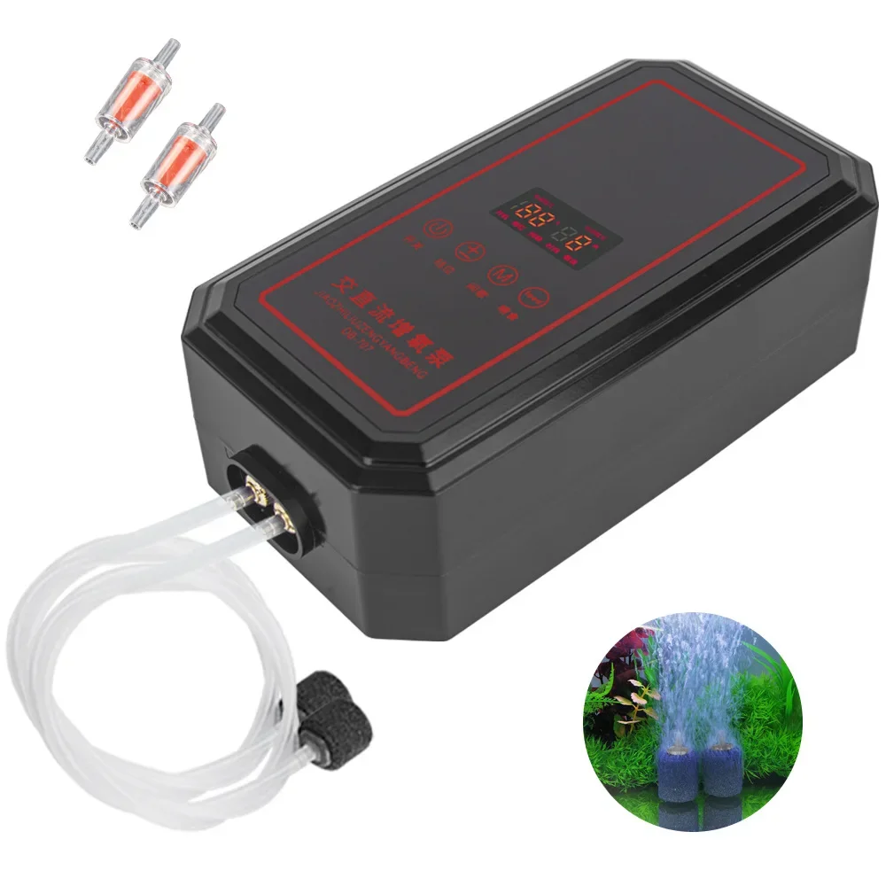 

Fish tank aquarium USB oxygenation pump oxygenator outdoor fishing special AC DC battery charging dual-purpose oxygenation pump